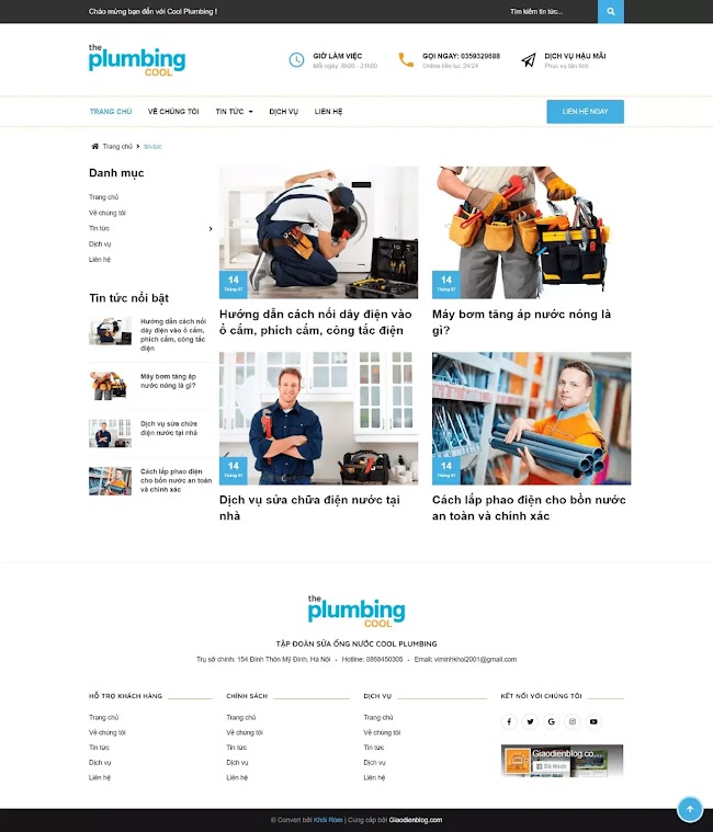 Giao diện web giới thiệu Doanh nghiệp - Công ty - Dịch vụ Giao diện web giới thiệu Doanh nghiệp - Công ty - Dịch vụ
